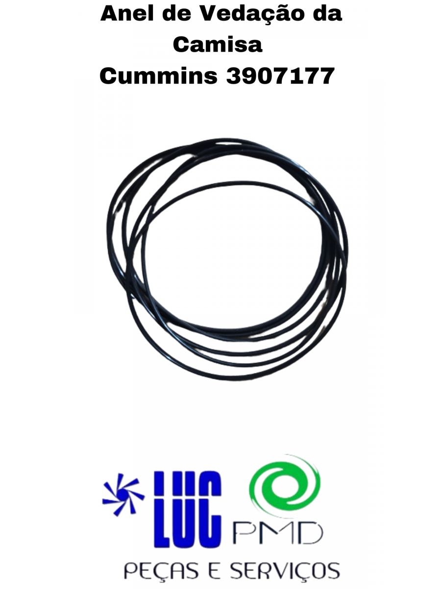 Anel de Vedação da Camisa  Cummins 3907177