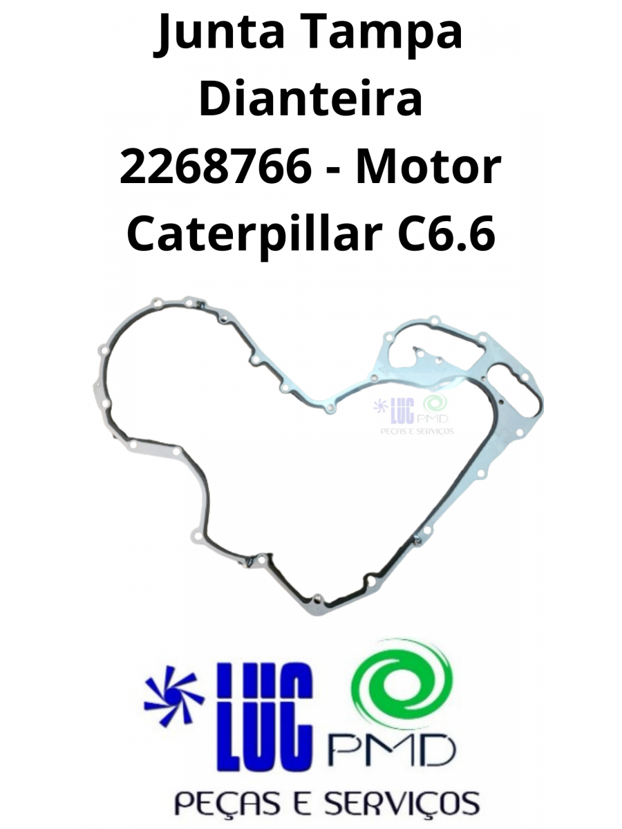 Junta Tampa Dianteira 2268766 - Motor Caterpillar C6.6