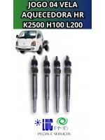 Jogo Vela Aquecedora L200 HR H100 Kia Bongo K2500 DS-004